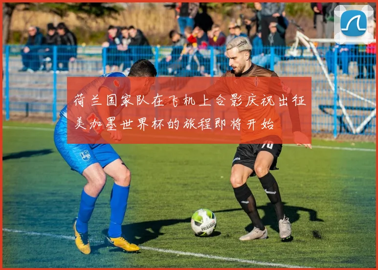 荷兰国家队在飞机上合影庆祝出征美加墨世界杯的旅程即将开始